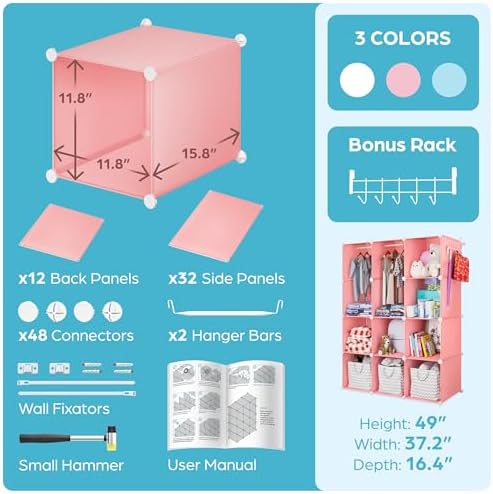 CUBEDIY Baby Closet Organizer for Nursery - Image 6