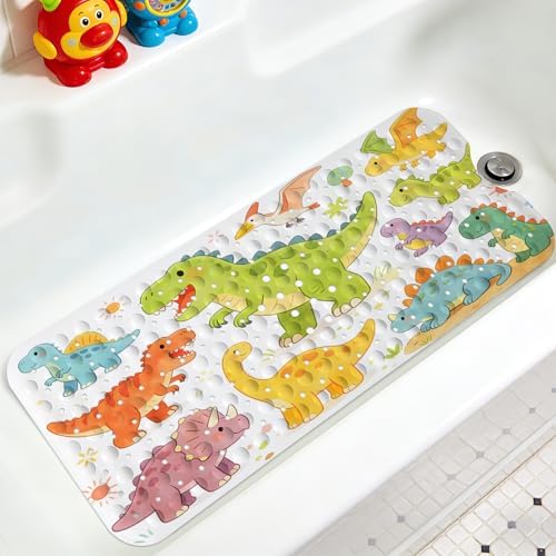 Kids Bathtub Mat, Non Slip Cartoon Bath Mat by KINUUIS