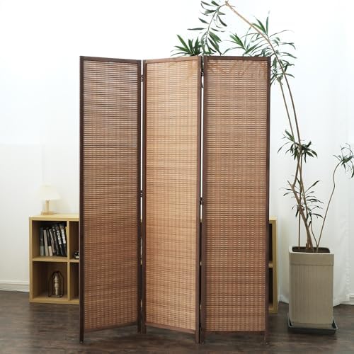 Furnnylane 3 Panel Bamboo Room Divider by Furnnylane