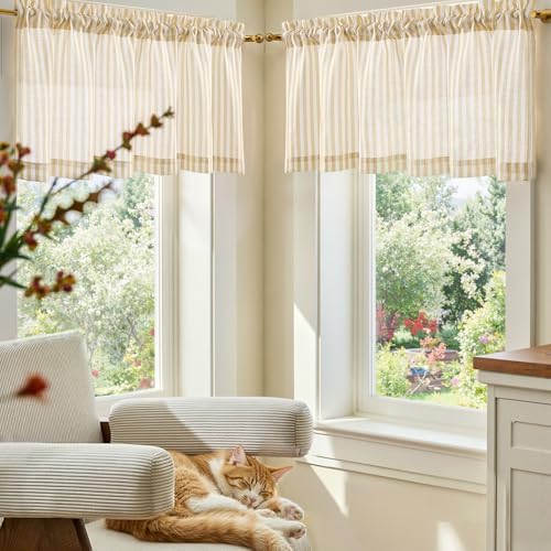 jinchan Linen Boxter Stripe Valances - Image 3