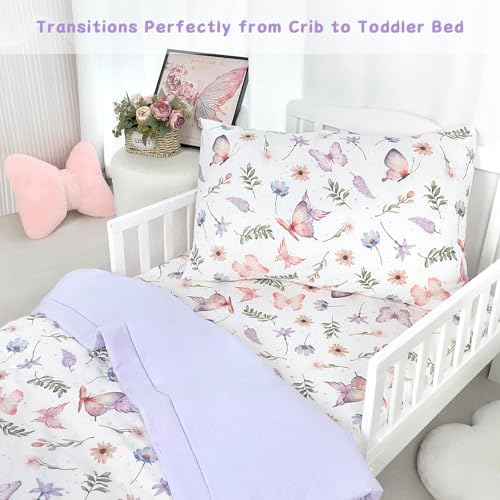Pea Pod Muslin Toddler Bedding Set 3-Piece - Image 4