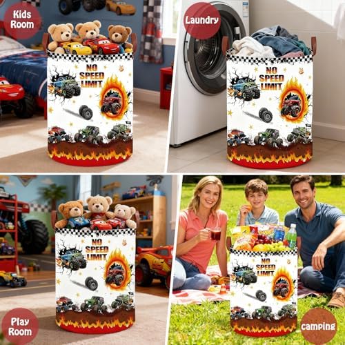 Monster Trucks Laundry Basket - Image 6