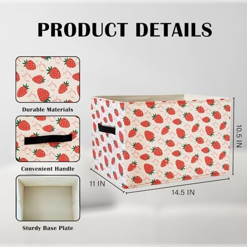 Pink Bow Storage Basket Bins - Image 4