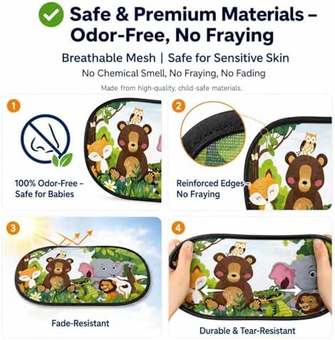 Car Window Shade for Baby -Glare Shield and UV Rays Protection for Your Child - Image 6