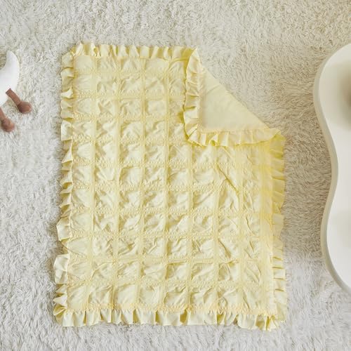 Ruffled Crib Bedding Set Baby Boho Quilted Comforter - Image 7