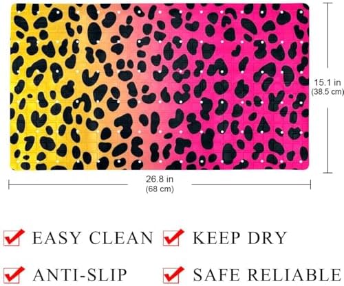 Shower Mat Bathtub Mat, 26.8x15.1 inch, Non-Slip Bath Mat - Image 4