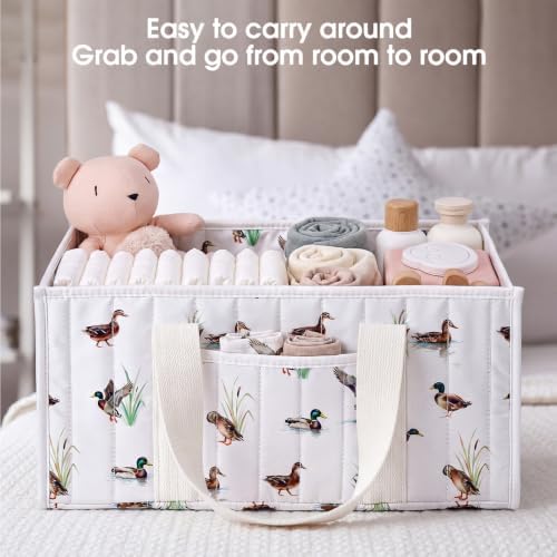 Tallew Mallard Duck Baby Diaper Caddy Organizer Mallard Duck Baby Stuff - Image 2