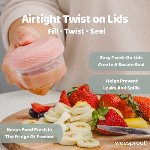 WeeSprout Leakproof Baby Food Storage - Image 4