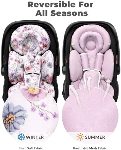 TinlyFinly Infant Car Seat Insert - Image 5