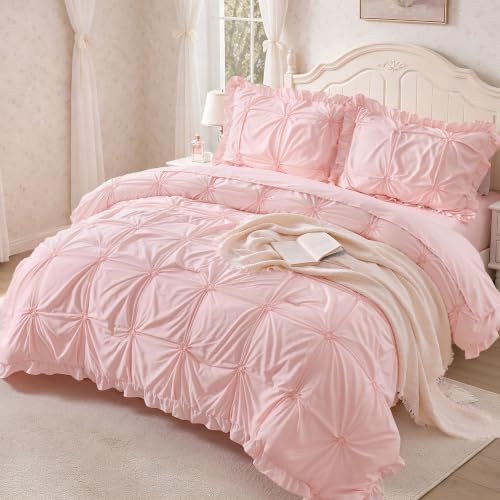 Queen Comforter Set for Girls, 5 Pieces Bed in a Bag Queen Bedding Sets - Image 5