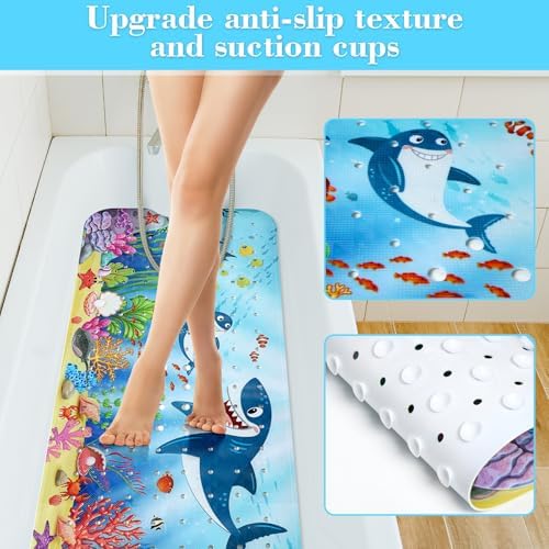 Secopad Bathtub Mat Non Slip, Cute Tub Mat - Image 3