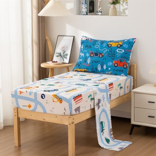NTBED 4 Pieces Racing Car Toddler Bedding Set - Image 4