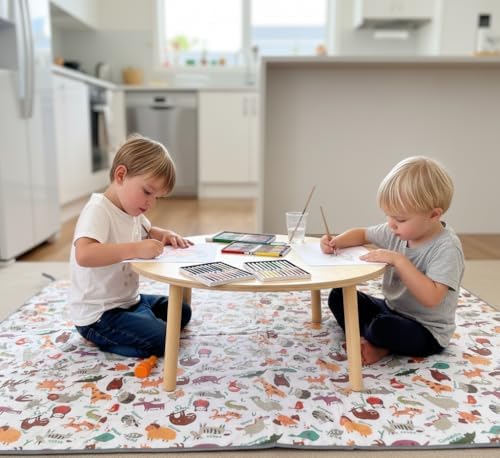 Waterproof High Chair Splat Mat – Machine Washable Floor & Table Protector - Image 3