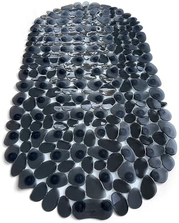 “Pebbles” Non-Slip Bathtub & Shower Mat 27”x14” Oval - Image 2