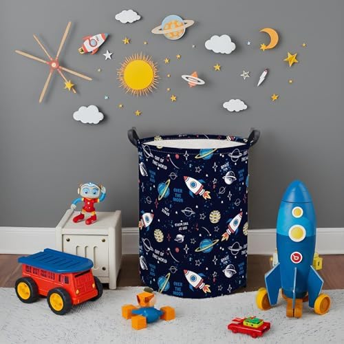 Kids Laundry Basket Baby Hamper - Image 5