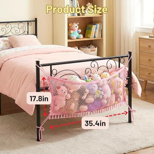 Stuffed Animal Hammock, Corner Stuffed Animal Storage Net - Image 2