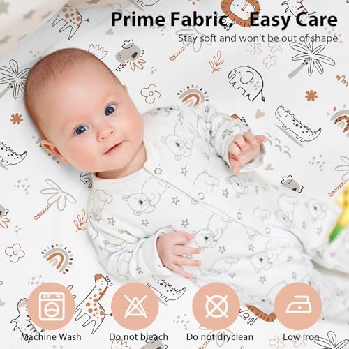 Baby Bedside Bassinet Sheets Fitted, 33”x20” Compatible - Image 7