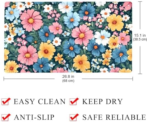 Non Slip Shower Mat Bathtub Mat 15.1x26.8 Inch, Quick Dry Bath Mat - Image 4