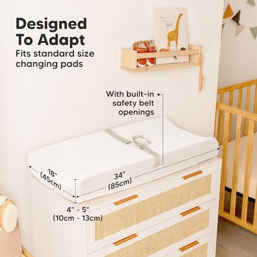 2-Pack Baby Changing Pad Cover for Girl - Image 4