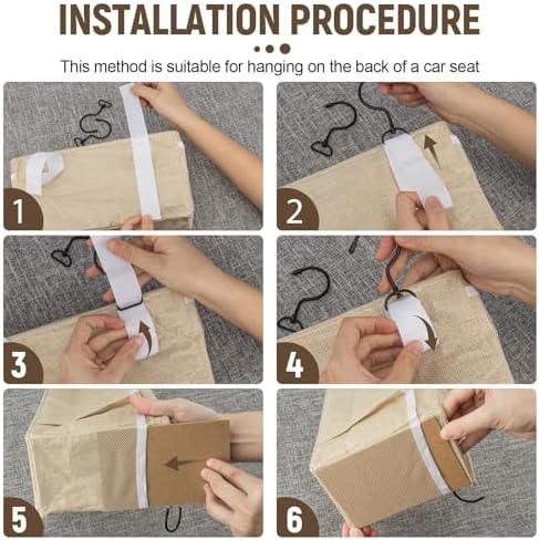 Bedside Caddy, bedside organizer, Hanging Organizers - Image 4