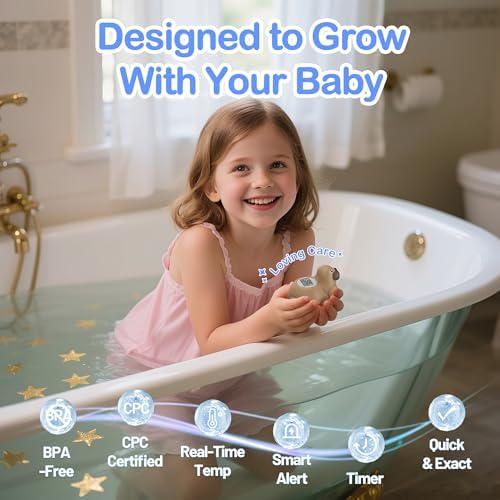 Baby Bath Thermometer for Bathtub, Room|Water Temperature, Baby Bath Floating - Image 5