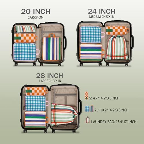 4 Pcs Compression Packing Cubes, Packing Cubes - Image 3