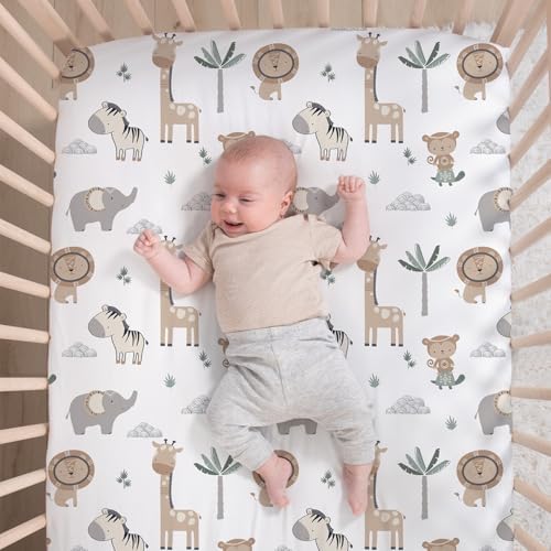 The Peanutshell 4 Piece Organic Cotton Baby Crib Bedding Set - Image 3