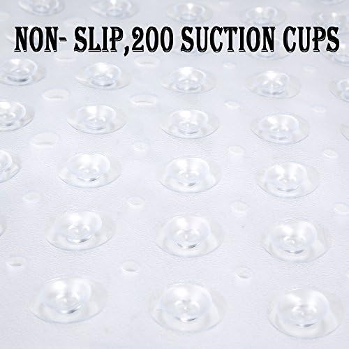 YINENN Bath and Shower Safety Mats 40x16 inch, Non Slip - Image 4