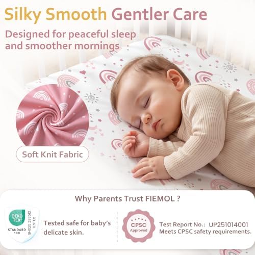 Bassinet Sheets Girl 33”x20” Compatible - Image 5