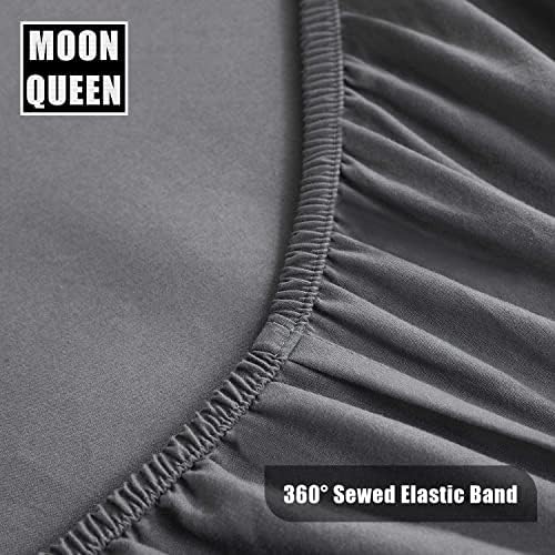 MOONQUEEN 2-Pack Baby Fitted Crib Sheets - Image 5