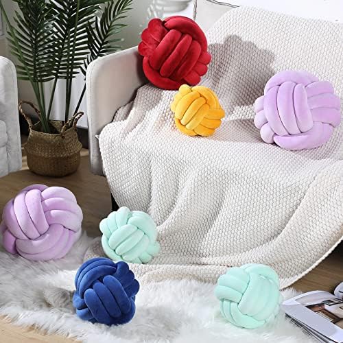 Namalu 10.6 Inches 2 Pcs Knot Pillow Decorative Throw Pillow - Image 3