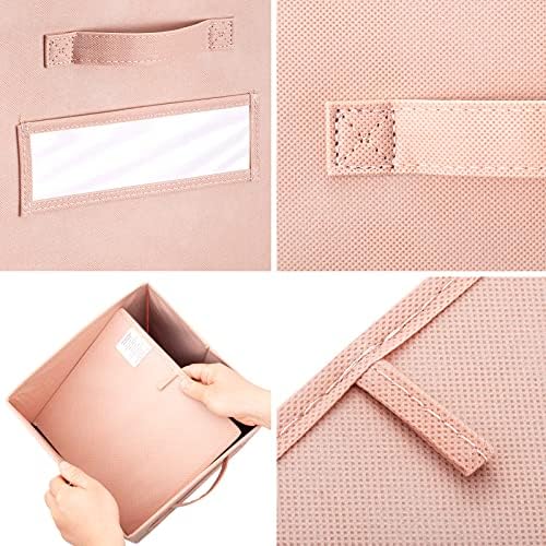 11 Inch Storage Cube, Storage bin, cube storage Foldable Fabric Cube Storage - Image 2