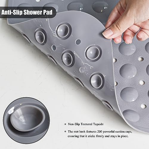 Non Slip Bathtub Shower Mat, Extra Long Bath Mat - Image 2