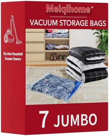 MEIQIHOME Vacuum Storage Bags, Space Saver Sealer Bags, Vacuum seal bags by MEIQIHOME
