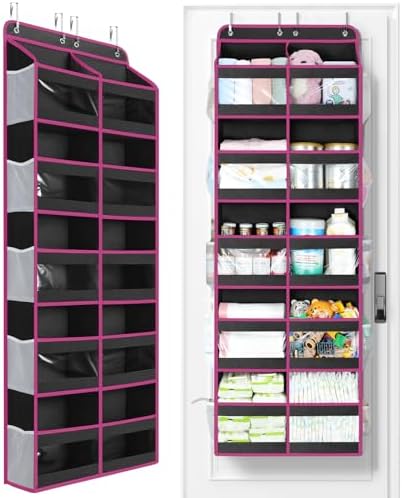 Yecaye 5-Tier Over The Door Organizer Dual-Column, 80lbs Load Over The Door by Yecaye