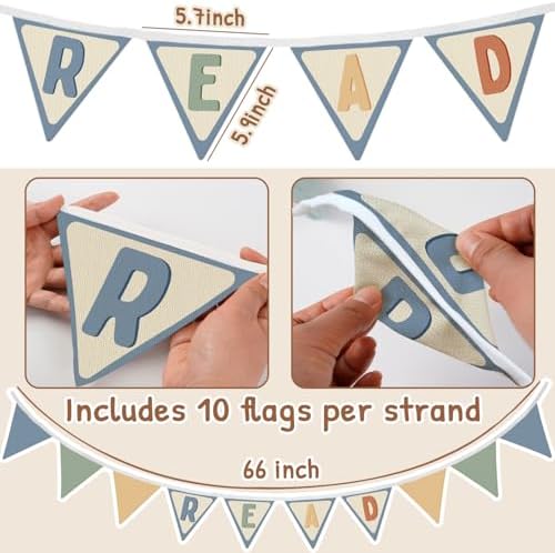 Boho Classroom Reading Decor, Read Sign Decor - Image 3