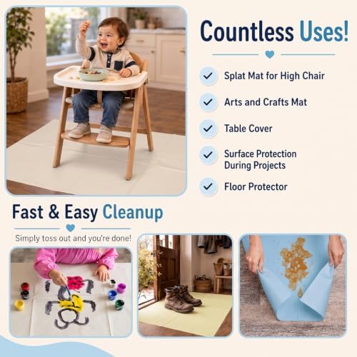 50 Pcs Disposable Splat Mats - Image 6