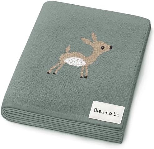 Soft Baby Swaddle Receiving Blanket by BleuLaLa