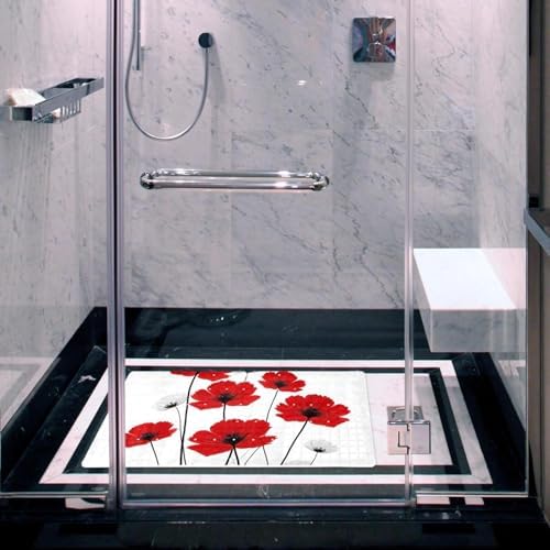 Bathtub Mat Non Slip 26.8x15.1In, Bathroom Decor PVC Shower Mats - Image 6