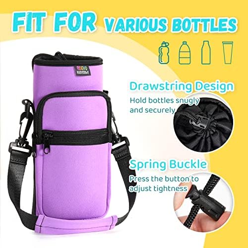 Nuovoware Water Bottle Carrier Bag, 25oz/32oz Bottle Pouch Holder, Adjustable - Image 4