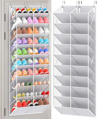UVIAHOMI 20-30 Pairs Over the Door Shoe Organizer, 10-Tier Door Shoes Rack by UVIAHOMIHOMEORGANIZER