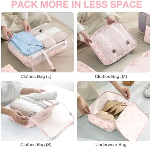 8 Set Packing Cubes for Suitcases, Suitcase Organizer - Image 4