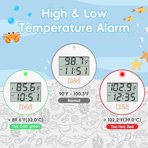 b&h Baby Bath Thermometer, Shark Digital Water Temperature Thermometer - Image 3