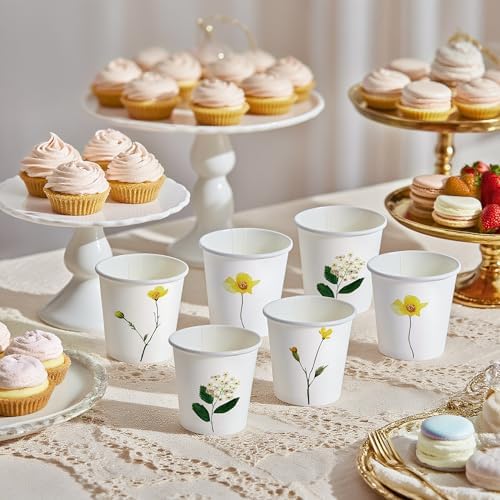 WRAPAHOLIC 3oz Wildflower Bathroom Cups - Image 6