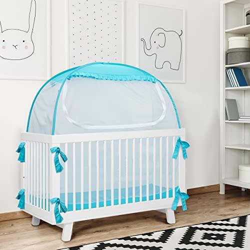 L RUNNZER Pop Up Tent, Toddler Safety Net to Keep Baby from Climbing Out - Image 6