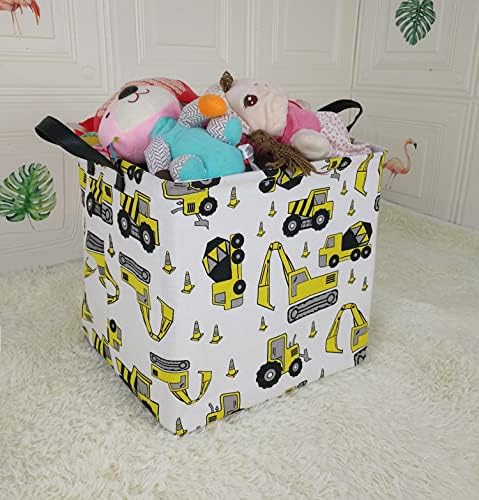 Square Storage Basket Gift Shelf Basket Storage Bin, Nursery Basket Organizer - Image 5