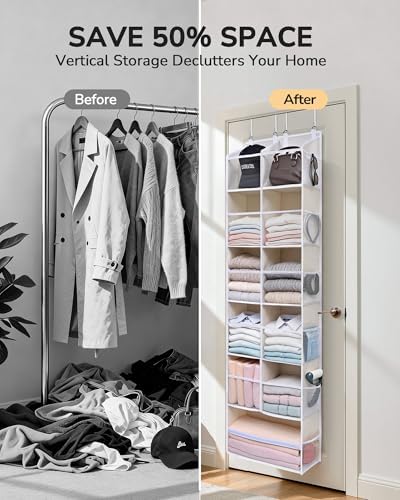 ULG Over the Door Organizer, 6-Tier Hanging Storage - Image 5