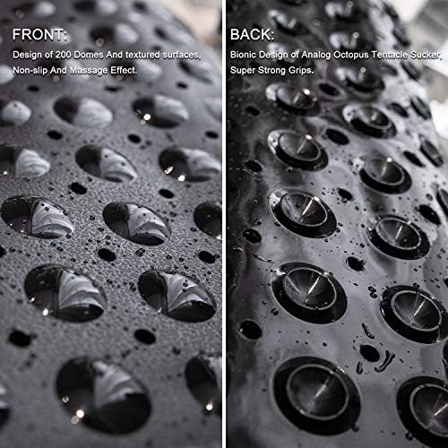 TEESHLY Bathtub Mats for Shower Tub, Extra Long Non-Slip 39 x 16 Inch Bath Mat - Image 3
