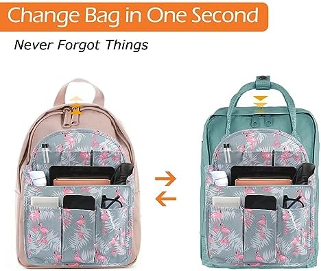 Surblue Backpack Organizer Insert Liner Hanging Travel Rucksack Purse and - Image 6