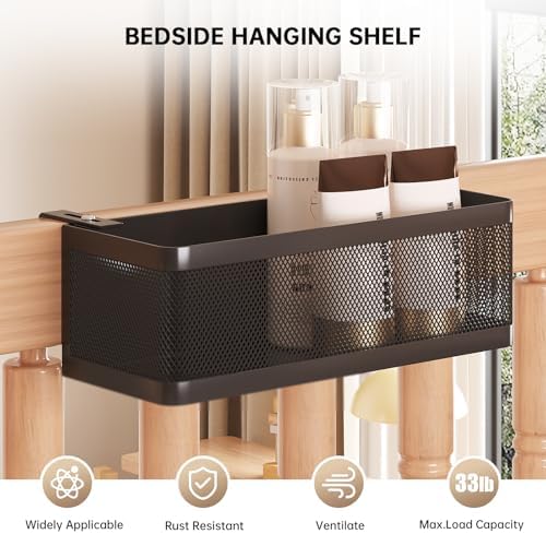 Bedside Caddy Shelf for Bunk Bed, L11in*W4.9in*H3.93in - Image 3